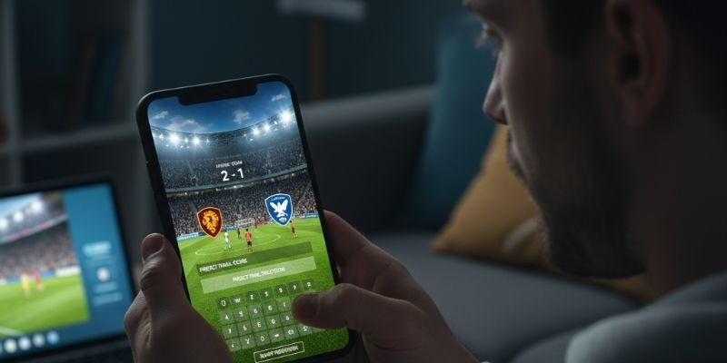 Người chơi đưa ra bất kỳ một tỷ số nào cho là tiềm năng nhất